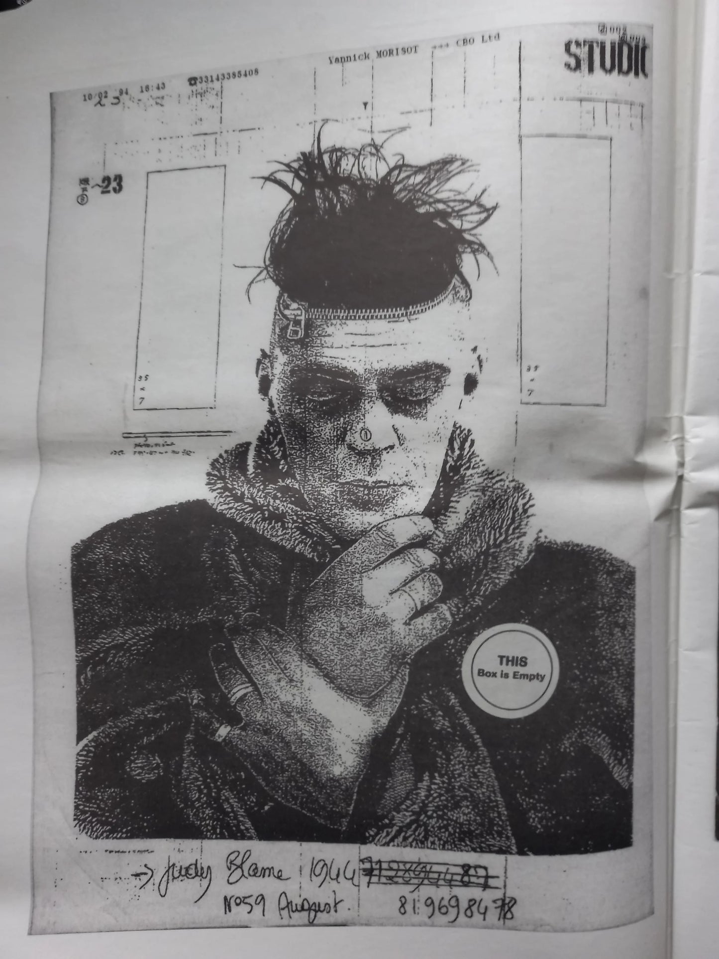 Judy Blame - Riot De-Luxe