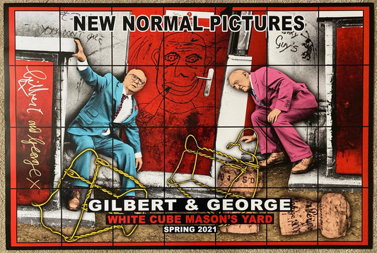 Gilbert & George - New Normal Pictures, 2021 - Poster Set x 4 *Signed*