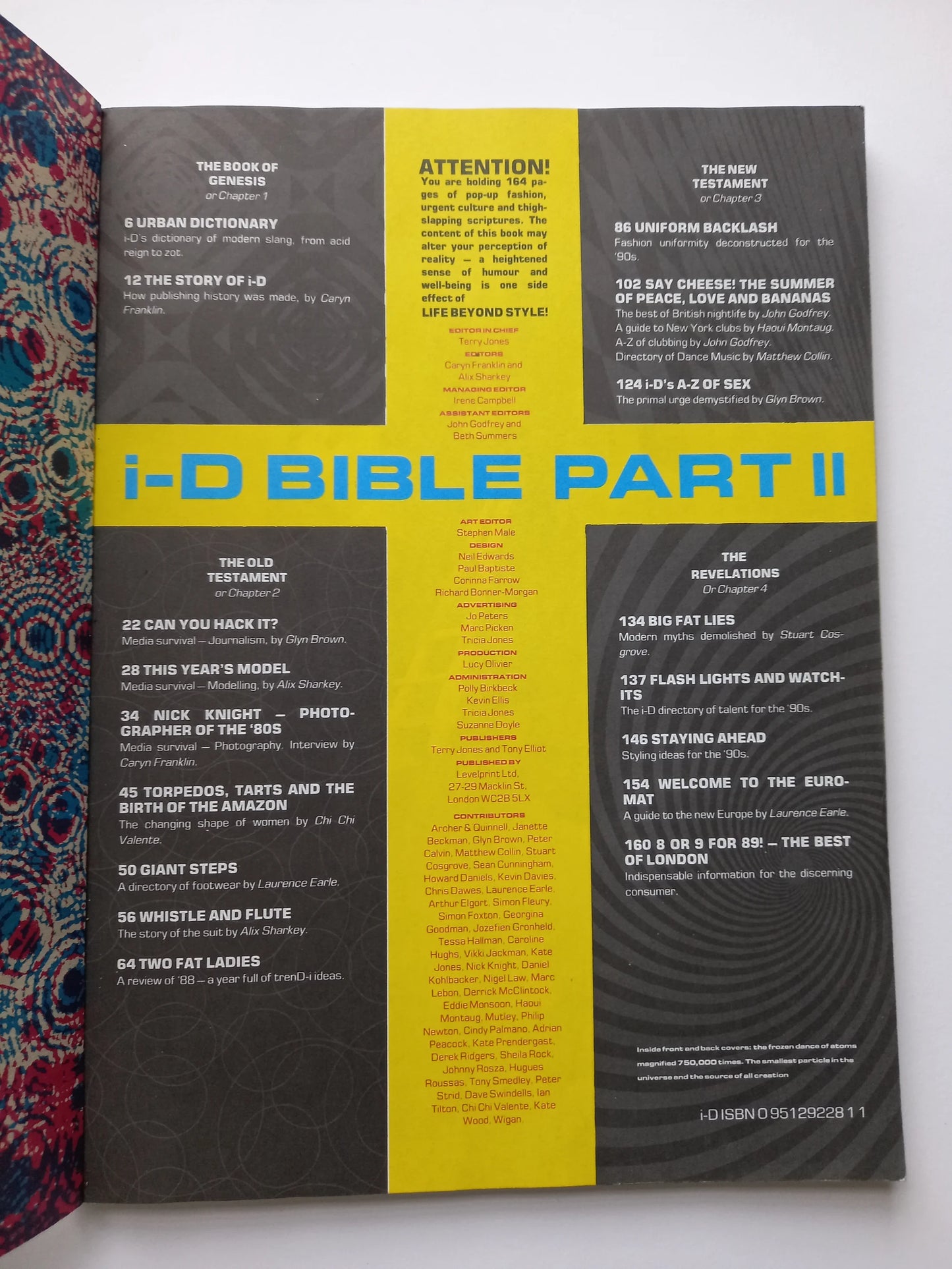 i-D Magazine - Bible Part Two *Green - 1989*