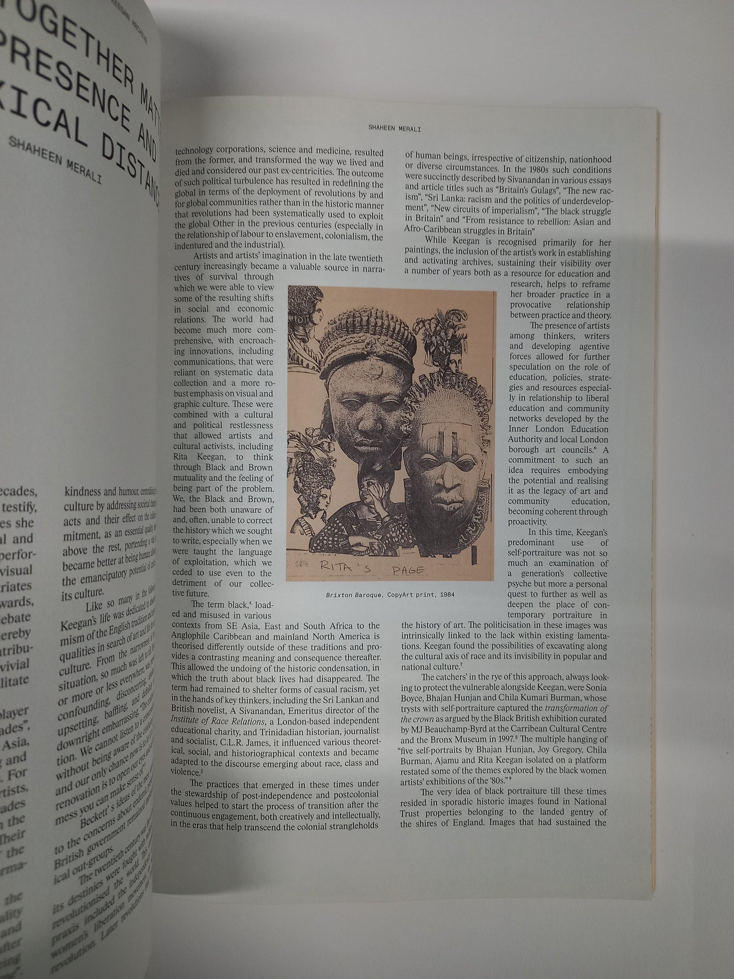 The Rita Keegan Archive -  Mirror Reflecting Darkly